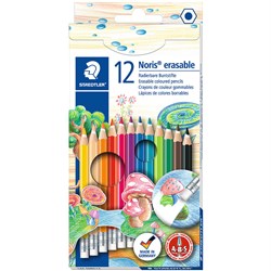 Noris Club Erasable Pencils Coloured Assorted 12 S